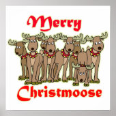 Merry Christmoose Poster (Vorne)