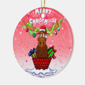 "Merry Christmoose" Santa Elose Weihnachtsschmuck (Links)