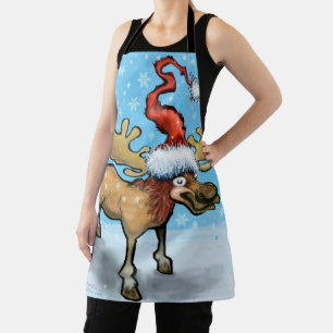 Merry Christmoose Schürze