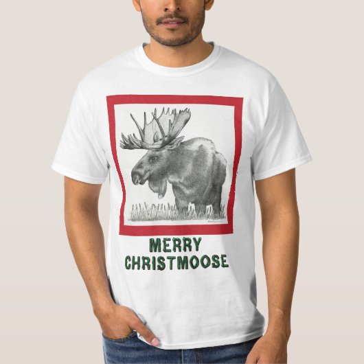 Merry Christmoose T-Shirt (Vorderseite)