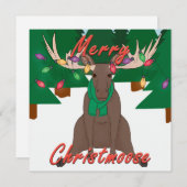 Merry Christmoose - Weihnachtskarte (Vorne/Hinten)