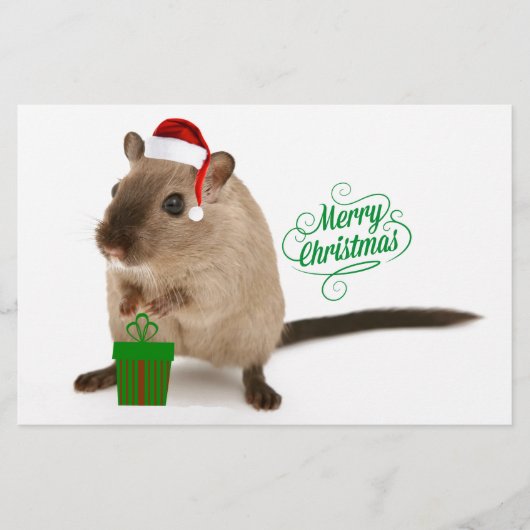 Merry Christmouse Briefpapier (Vorderseite)