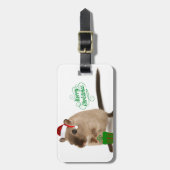 Merry Christmouse Gepäckanhänger (Vorderseite vertikal)
