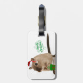 Merry Christmouse Gepäckanhänger (Rückseite vertikal)