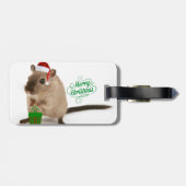 Merry Christmouse Gepäckanhänger (Rückseite horizontal)