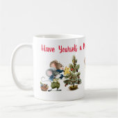 Merry Christmouse Kaffeetasse (Links)