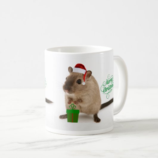 Merry Christmouse Kaffeetasse (VorderseiteRechts)