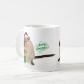 Merry Christmouse Kaffeetasse (Vorderseite Links)