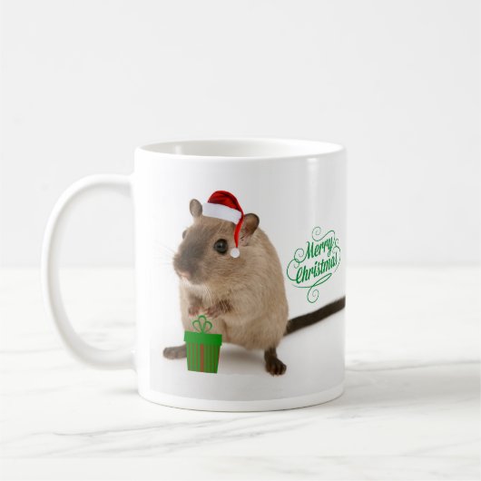 Merry Christmouse Kaffeetasse (Links)