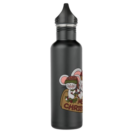 Merry Christmouse Trinkflasche (Links)