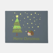 Merry Christms Igel Fußmatte (Vorderseite)