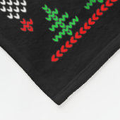 Merry Christmukkah Hanukkah Christmas Tree Xmas Fa Fleecedecke (Ecke)