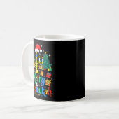 Merry Christmukkah Hanukkah Christmas Tree Xmas Fa Kaffeetasse (Vorderseite Links)
