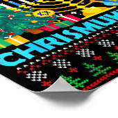 Merry Christmukkah Hanukkah Christmas Tree Xmas Fa Poster (Ecke)