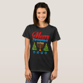 Merry Christmukkah Jewish Xmas Christmas Hanukkah  T-Shirt (Vorne ganz)