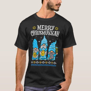 Merry Christmukkah mit Gnome Christmas Hanukkah G T-Shirt