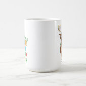 Merry Christmukkah Reindeer Kaffeetasse (Mittel)