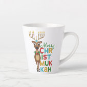 Merry Christmukkah Reindeer Milchtasse (Rechts)
