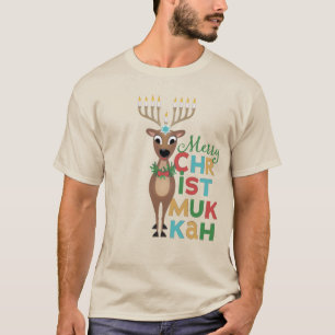 Merry Christmukkah Reindeer T-Shirt