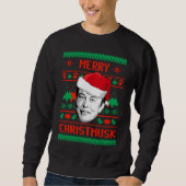 Merry Christmusk UGLY CHRISTMAS SWEATER Sweatshirt (Vorderseite)