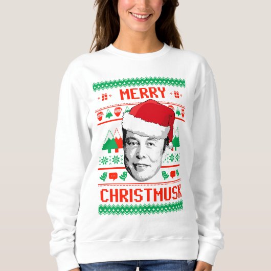 Merry Christmusk UGLY CHRISTMAS SWEATER Sweatshirt