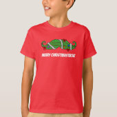 Merry Christmustache Christmas Pub T-Shirt (Vorderseite)