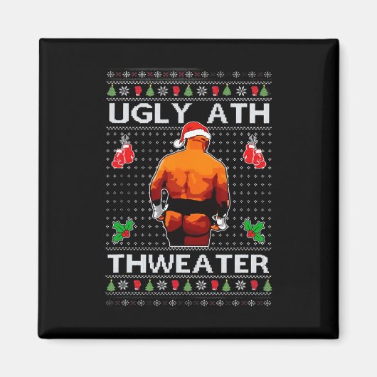 Merry Chrithmith Kith My Ath Hintern Viral Fight M Magnet (Vorne)