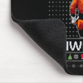 Merry Chrithmith Kith My Ath Hintern Viral Fight M Mousepad (Ecke)