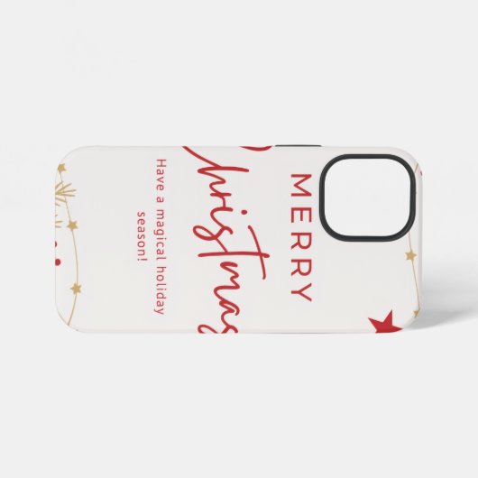 Merry Chritmas iPhone Hülle (Rückseite (Horizontal))