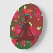 Merry Chrsitams Wall Clock Große Wanduhr (Winkel)