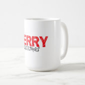 Merry Chrsitmas Coffee Mug Kaffeetasse (VorderseiteRechts)