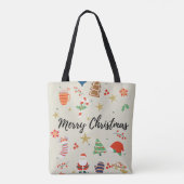 Merry Chrsitmas Design Tasche (Rückseite)