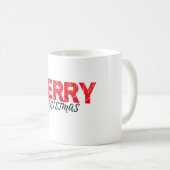 Merry Chrsitmas Kaffeetasse (VorderseiteRechts)