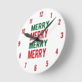 Merry Clock Runde Wanduhr (Winkel)