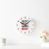 Merry Clock Runde Wanduhr (Zuhause)