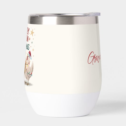 Merry Cluckin Christmas Chickens Personalized (Links)
