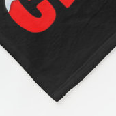 Merry Clucking Christmas Funny Chicken Santa Hat X Fleecedecke (Ecke)