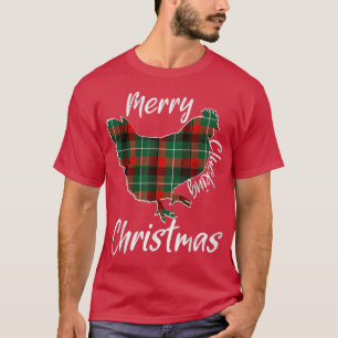 Merry Clucking Weihnachts Funny Chicken Lover Farm T-Shirt