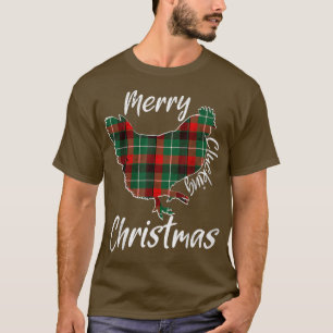 Merry Clucking Weihnachts Funny Chicken Lover Farm T-Shirt