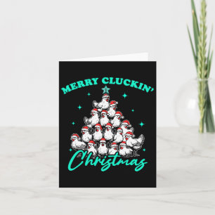 Merry Cluckin's Weihnachten Karte