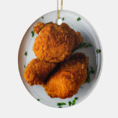 Merry Cluckin's Weihnachten Keramik Ornament (Links)