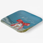 Merry Coastal Christmas Hilton Head Island Beach Pappteller (Gewinkelt)