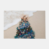 Merry Coastal Christmas Tropical Beach HolidayTree Fußmatte (Vorderseite)