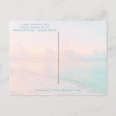 Merry Coastal Weihnachten Tropical Beach und Bäume (Rückseite)