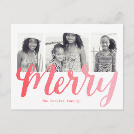 Merry Collection Feiertagspostkarte