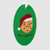 Merry Cookiemas Santa Cookie Ornament (Vorderseite)