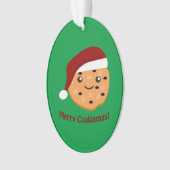 Merry Cookiemas Santa Cookie Ornament (Vorderseite)
