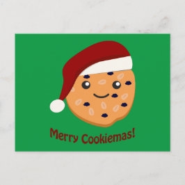 Merry Cookiemas Weihnachtskeks Feiertagspostkarte