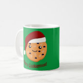 Merry Cookiemas Weihnachtskeks Kaffeetasse (Vorderseite Links)