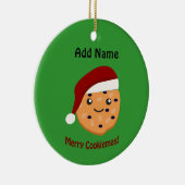 Merry Cookiemas Weihnachtskeks Keramikornament (Rechts)